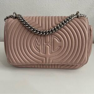 Michael Kors Pink Quilted Chain Shoulder Bag